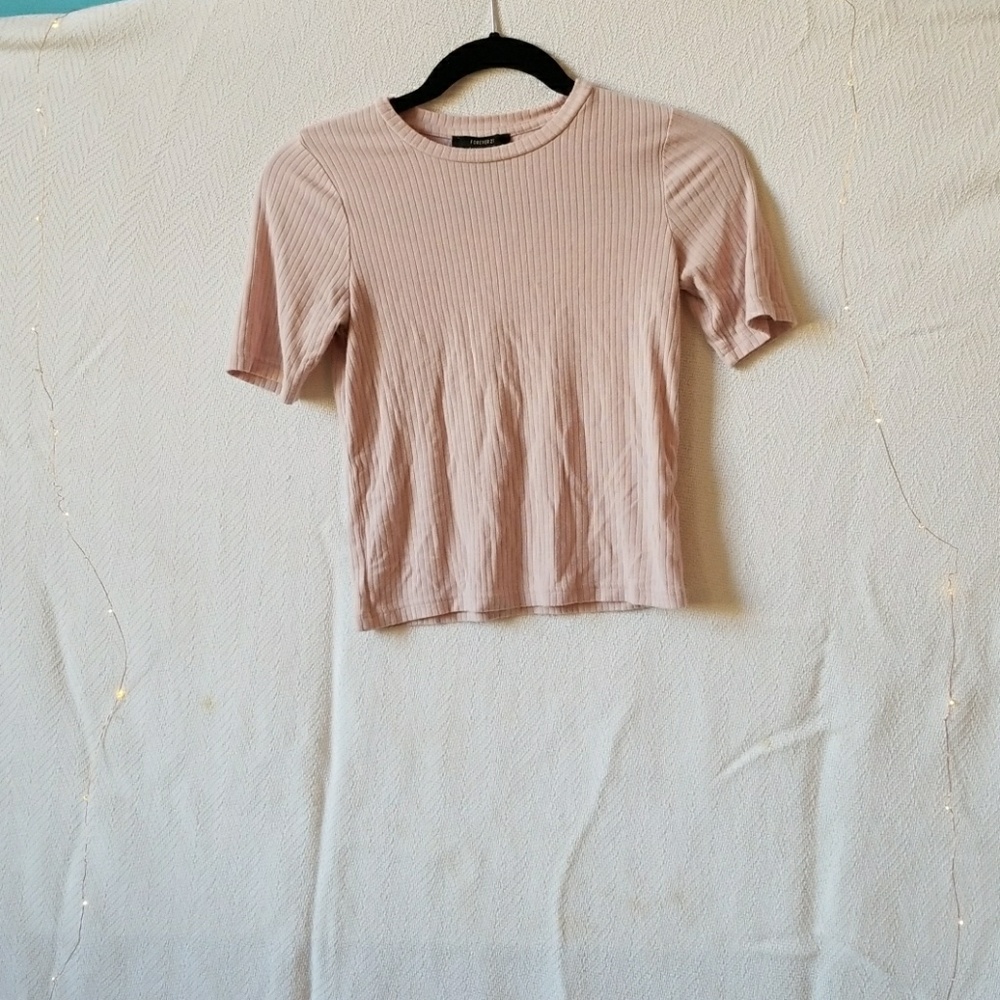 Forever 21 pink croptop